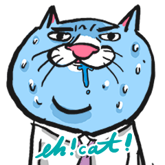 [LINEスタンプ] Cats go to work