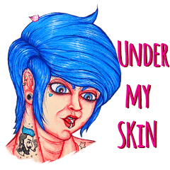 [LINEスタンプ] Under my skin