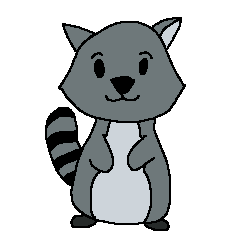 [LINEスタンプ] Shori the Racoon