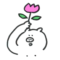 [LINEスタンプ] ごりぶた