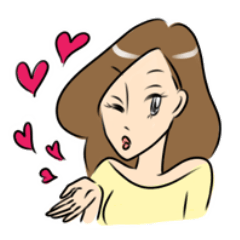 [LINEスタンプ] 大人のお姉さんシンプルスタンプ