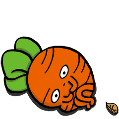 [LINEスタンプ] The Carrot-moving