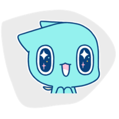 [LINEスタンプ] blue dragon haha