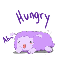 [LINEスタンプ] Fuwamari the Hungry Sheep