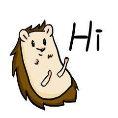 [LINEスタンプ] QQHedgehog