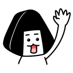 [LINEスタンプ] The nightmare of the onigiri.