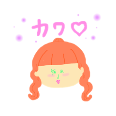 [LINEスタンプ] カラフル ガールズJP