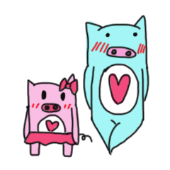 [LINEスタンプ] Jenny and papo