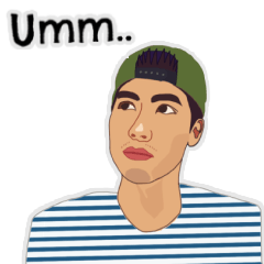 [LINEスタンプ] Bored man say！2