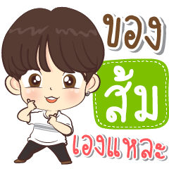 [LINEスタンプ] Boy name is "Som"