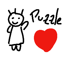 [LINEスタンプ] puzzle and friends