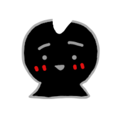 [LINEスタンプ] People in black ！ working ！