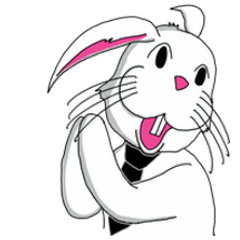 [LINEスタンプ] Mo - Wan : The white rabbit