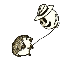 [LINEスタンプ] Hedgehog's gentleness