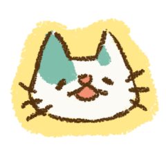 [LINEスタンプ] Balibo sometimes draw cats (English)