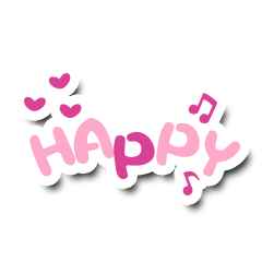 [LINEスタンプ] Colorful Text Stickers. 08