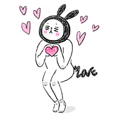 [LINEスタンプ] Cat rabbit cat！