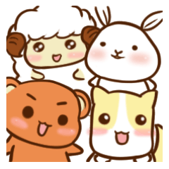 [LINEスタンプ] Sheep and friends