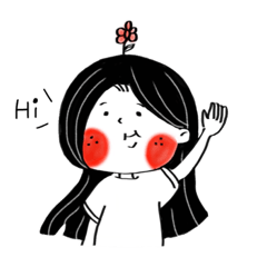 [LINEスタンプ] Flower＆Tian-Flower Daily