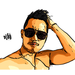 [LINEスタンプ] Mr.S is here！