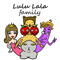 [LINEスタンプ] Lulu Lala Family