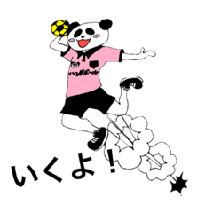 [LINEスタンプ] 審ぱんだ〜ハンドボール編〜