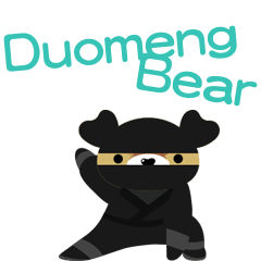 [LINEスタンプ] Duomeng bear daydream