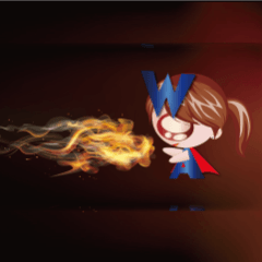 [LINEスタンプ] SuperWa