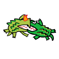 [LINEスタンプ] Cute Snapping Turtle's Daily Life