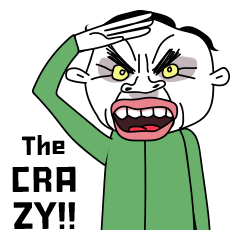 [LINEスタンプ] The Crazy！！