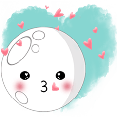 [LINEスタンプ] The Moon Day