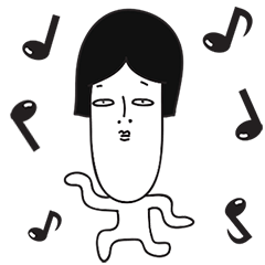 [LINEスタンプ] funny longface 1