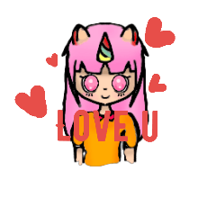 [LINEスタンプ] The little unicorn