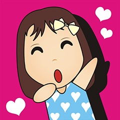 [LINEスタンプ] Daily emotions of girls