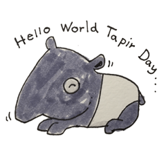 [LINEスタンプ] Tapir Hmong