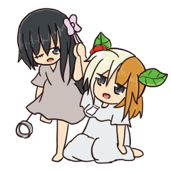 [LINEスタンプ] そっちとおまけの娘スタンプ