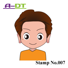 [LINEスタンプ] A-DT stamp No.007