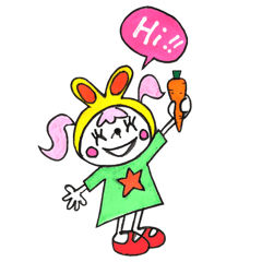 [LINEスタンプ] playful USATANUchan