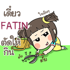 [LINEスタンプ] FATIN kao-soi e