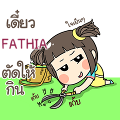 [LINEスタンプ] FATHIA kao-soi e