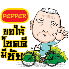 [LINEスタンプ] PEPPER grandfather e