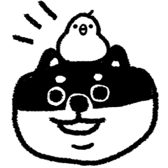 [LINEスタンプ] 豆犬 しばけん