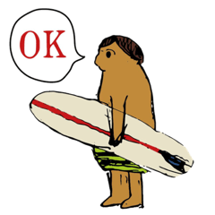 [LINEスタンプ] SPACE SURF CLUB STICKER