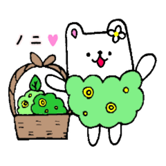 [LINEスタンプ] ほのぼの「ノニくまちゃん」スタンプ