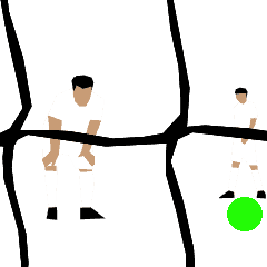 [LINEスタンプ] サッカー（サッカー）試合のモーメント(3)の画像（メイン）
