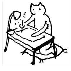 [LINEスタンプ] 抽象的な猫