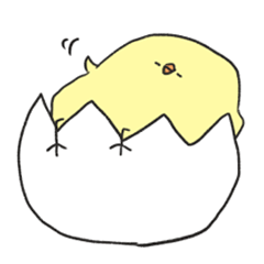 [LINEスタンプ] ひよこのよーこさん