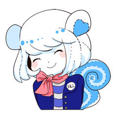 [LINEスタンプ] りえこリス