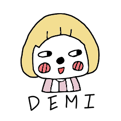 [LINEスタンプ] demi daily