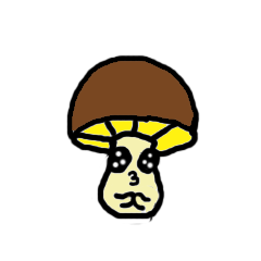 [LINEスタンプ] mushroom world